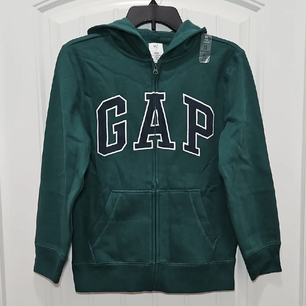 Gap Full Zip Logo Hoodie Sweatshirt